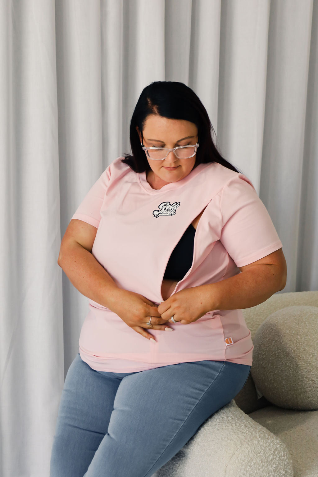 Strawberry Milk Breastfeeding Tee